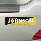 Autocollant De Voiture Ancap volontariste libertaire de Gary Johnson 2016 (En voiture)