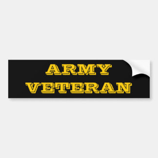 Autocollant De Voiture Ancien combattant de l'armée de l'autocollant
