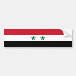 Autocollant De Voiture Ancien drapeau de Syrie
