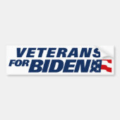 Autocollant De Voiture Anciens combattants pour Biden 2024 (Devant)