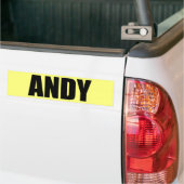 Autocollant De Voiture Andy (Sur camion)