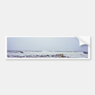 Autocollant De Voiture Angry Swooshing Waves