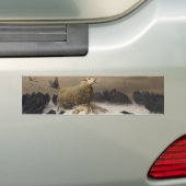 Autocollant De Voiture Anguish: Sheep with a Dead Lamb (En voiture)