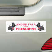 Autocollant De Voiture Angus Fala, PRÉSIDENT (En voiture)