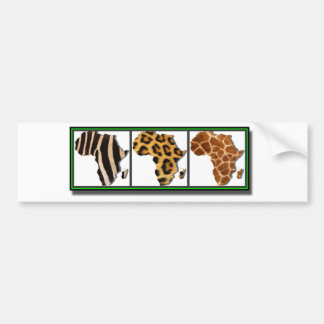 Autocollant De Voiture Animal africain Collage2