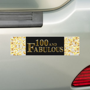 Autocollant De Voiture Anniversaire 100 ans