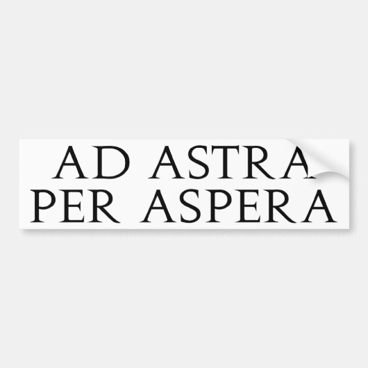 Autocollant De Voiture Annonce Astra par Aspera (Devant)
