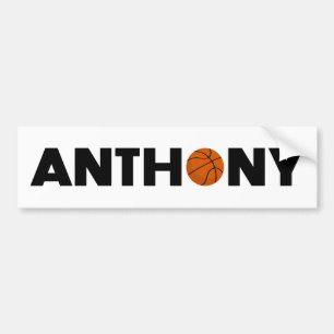 Autocollant De Voiture Anthony Basketball