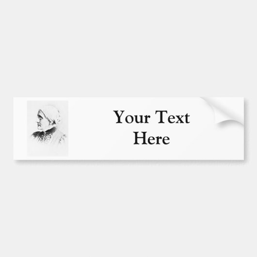 Autocollant De Voiture Anthony ~ Susan B. Femme Leader Suffrage (Devant)