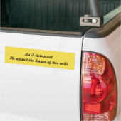 Autocollant De Voiture anti adhésif pour pare-chocs d'atout (Sur camion)