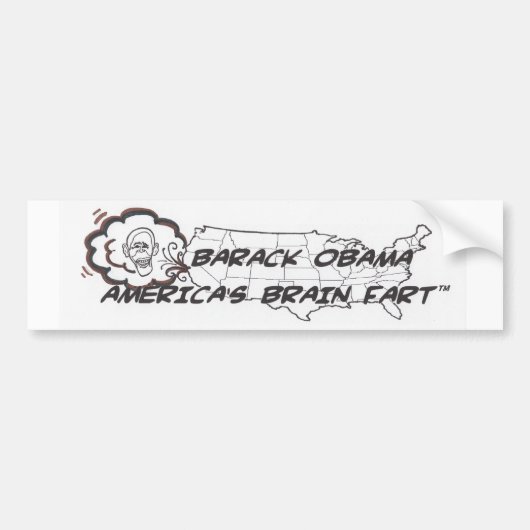 Autocollant De Voiture Anti adhésif pour pare-chocs d'Obama (Devant)