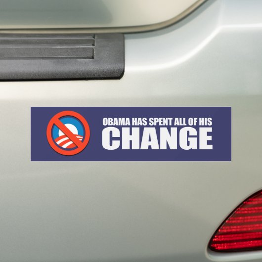 Autocollant De Voiture Anti adhésif pour pare-chocs d'Obama (En voiture)