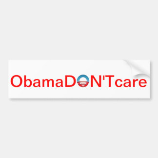Autocollant De Voiture Anti adhésif pour pare-chocs d'Obamacare