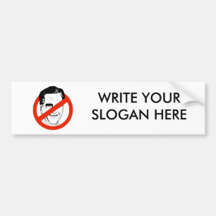 Autocollant De Voiture Anti blanc de Mitt Romney -