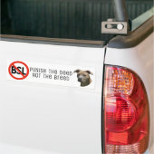 Autocollant De Voiture Anti-BSL Bumpersticker (Sur camion)
