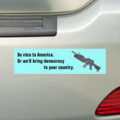 Autocollant De Voiture Anti-Bush (En voiture)