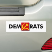 Autocollant De Voiture Anti-Démocrate "DemRats" (En voiture)