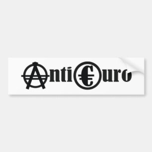 AUTOCOLLANT DE VOITURE ANTI-EURO