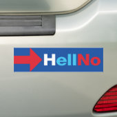 Autocollant De Voiture Anti Hillary Clinton NON - Donald Trump 2016 (En voiture)