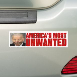 Autocollant De Voiture Anti Joe Biden   Les Américains les plus indésirab