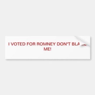 AUTOCOLLANT DE VOITURE ANTI OBAMA