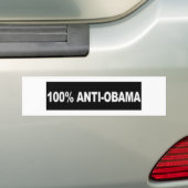 Autocollant De Voiture Anti-Obama 100% (En voiture)