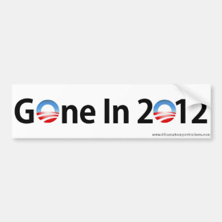 Autocollant De Voiture Anti-Obama "allé en 2012 "