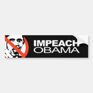 Autocollant De Voiture Anti-Obama - attaquez Obama