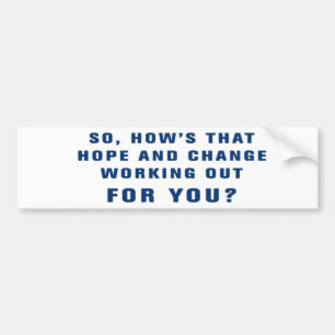 Autocollant De Voiture Anti-Obama Bumpersticker