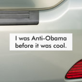 Autocollant De Voiture Anti-Obama Bumpersticker (En voiture)