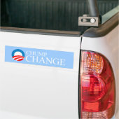 Autocollant De Voiture Anti-Obama - changement d'idiot (Sur camion)