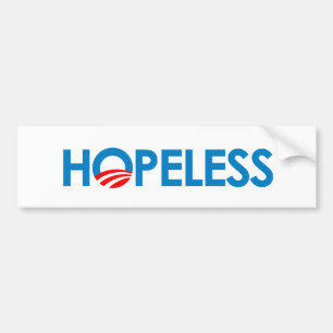 Autocollant De Voiture Anti-Obama - DÉSESPÉRÉ