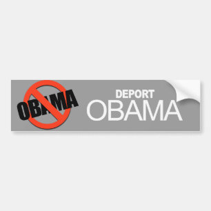 Autocollant De Voiture Anti-Obama - expulsez Obama