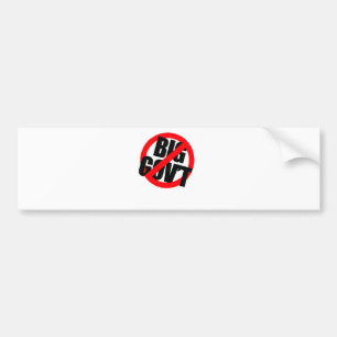 Autocollant De Voiture Anti-Obama - gouvernement anti- grand