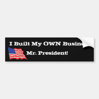 Autocollant De Voiture Anti Obama j'ai construit mon propre Monsieur le