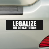 Autocollant De Voiture ANTI-OBAMA- légalisez la constitution (En voiture)