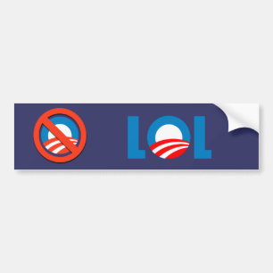 Autocollant De Voiture Anti-Obama - LOL