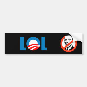Autocollant De Voiture Anti-Obama - LOL