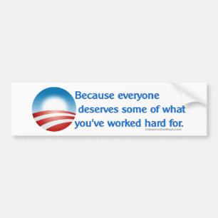 Autocollant De Voiture Anti-Obama puisque