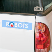 Autocollant De Voiture Anti-Obama - robots blancs (Sur camion)