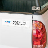 Autocollant De Voiture ANTI-OBAMA - WORST-.png (Sur camion)