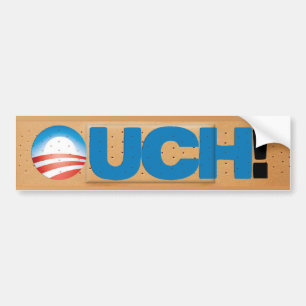 Autocollant De Voiture Anti ObamaCare : AÏE !