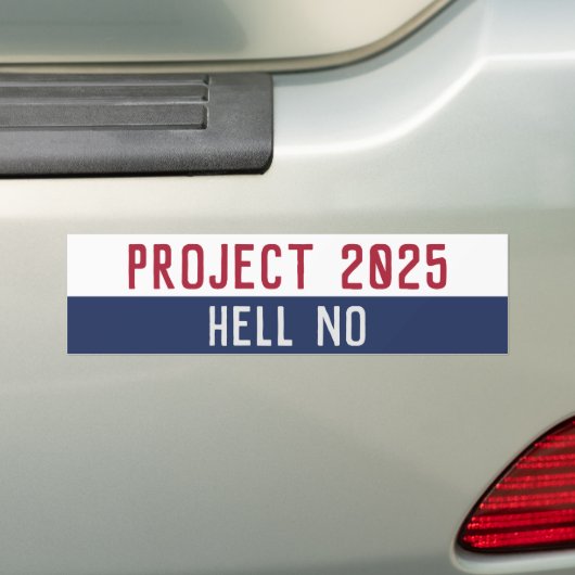 Autocollant De Voiture Anti Project 2025 Pro Freedom Democratic Party (En voiture)