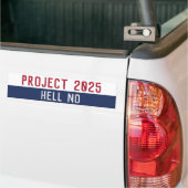 Autocollant De Voiture Anti Project 2025 Pro Freedom Democratic Party (Sur camion)