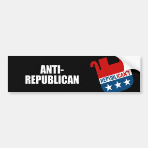 Autocollant De Voiture Anti-Républicain