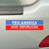 Autocollant De Voiture Anti-républicain pro-américain (En voiture)