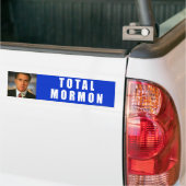 Autocollant De Voiture Anti-Romney mormon de total d'autocollant (Sur camion)