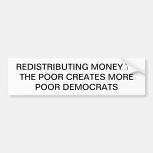 Autocollant De Voiture Anti-Socialisme", "Anti-Démocrate", adhésif pour