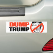 AUTOCOLLANT DE VOITURE ANTI-TRUMP - ATOUT DE DÉCHARGE - (En voiture)