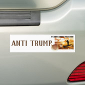Autocollant De Voiture Anti Trump / Attraper le gros poisson !, (En voiture)